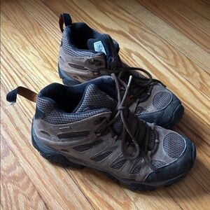 Merrell Moab Men’s Brown Hiking Work Earth Boots Size 9